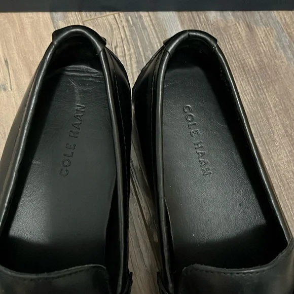 Men’s Cole Haan Somerset Black Croc Driving Moc Loafers - Picture 6 of 9